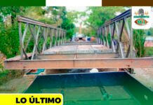 Avanza en un 70% la instalación del puente Mabey sobre el Caño Caranal en Arauquita.
